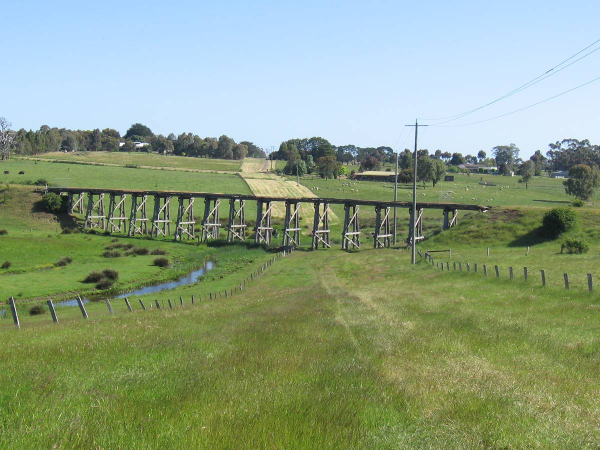 The Hamilton trestle bridge circa 2010 - (no current transit)